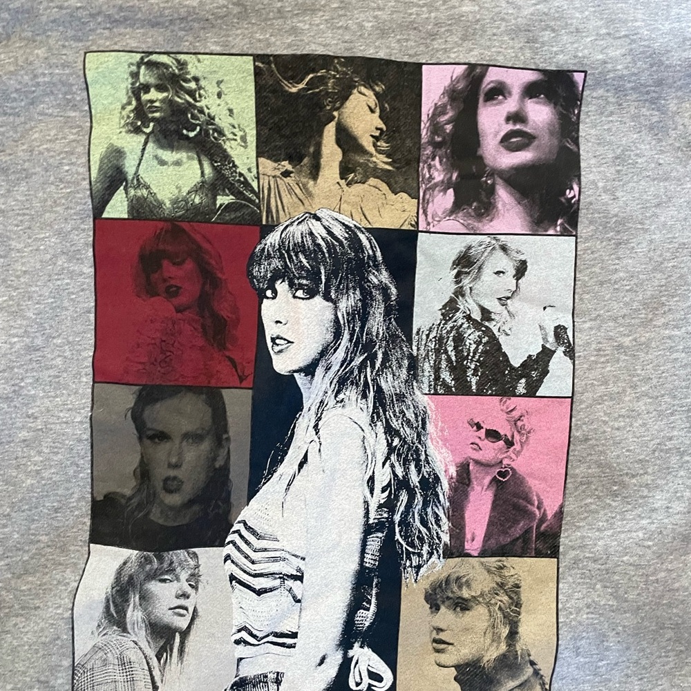 Taylor Swift Gray Graphic Sweatshirt